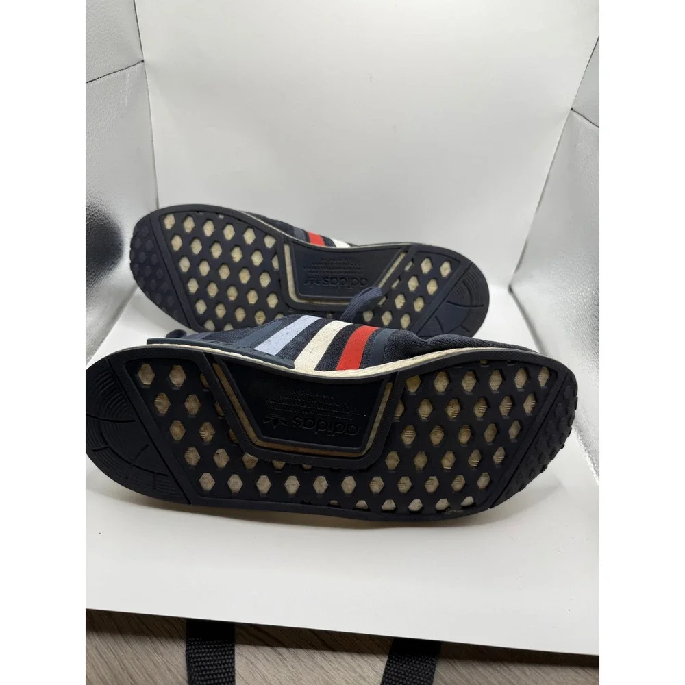 Adidas NMD R1 Navy Tricolor Mens Size 11.5 Running Shoes Sneakers GX9514